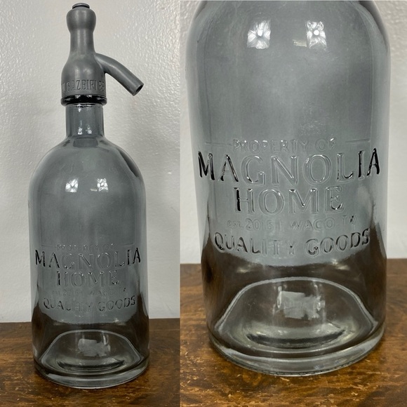 Magnolia Home decorative seltzer bottle - Picture 1 of 7